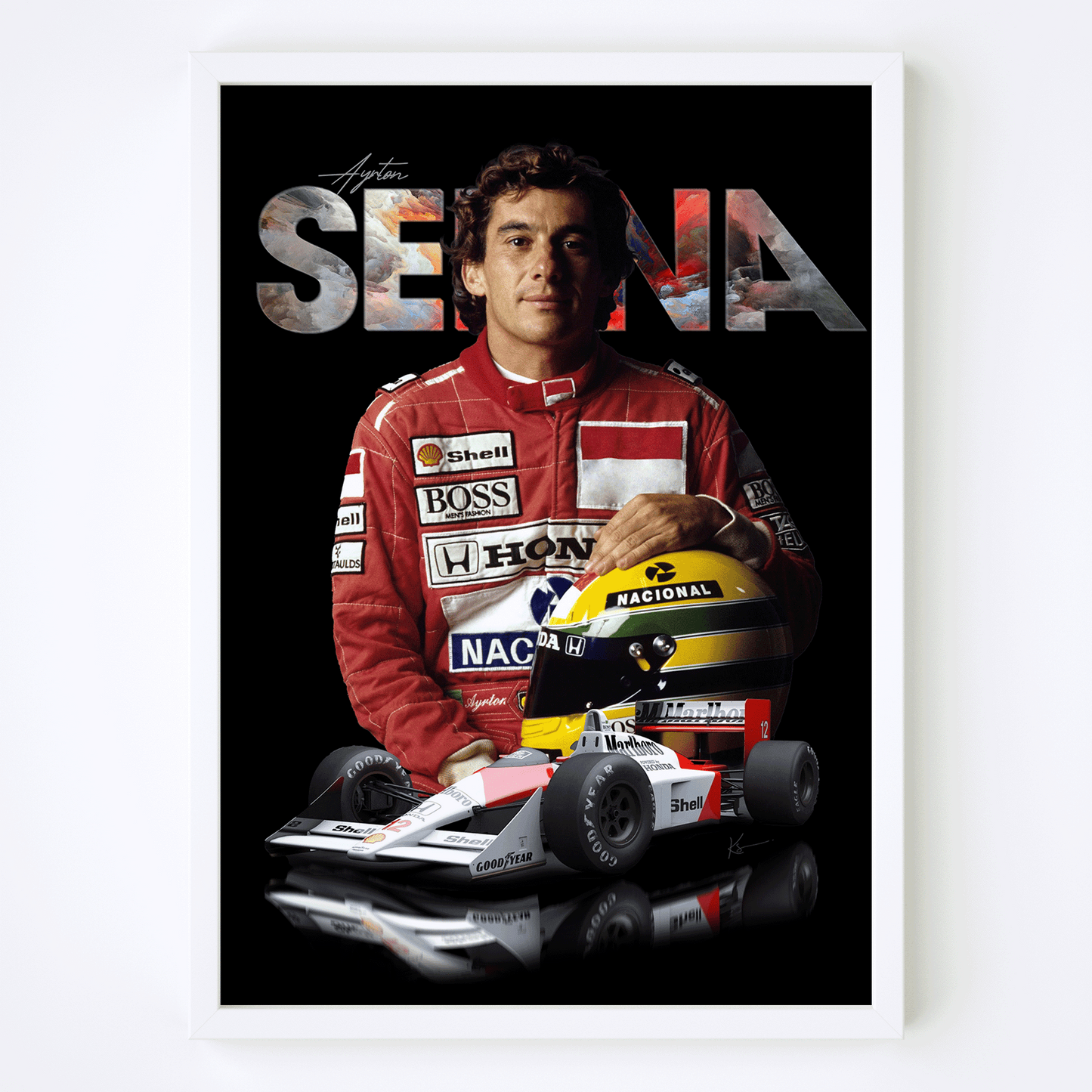 Ayrton Senna poster