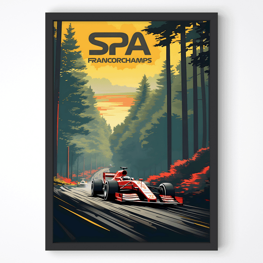 Spa Francorchamps poster