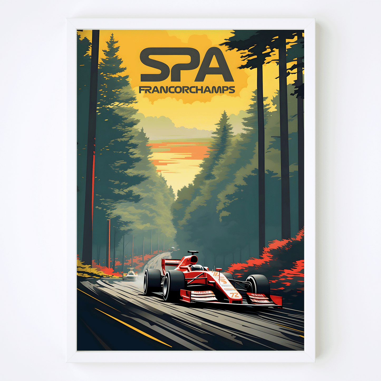 Spa Francorchamps poster